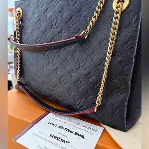 Authentic Louis Vitton Empriente navy blue tote